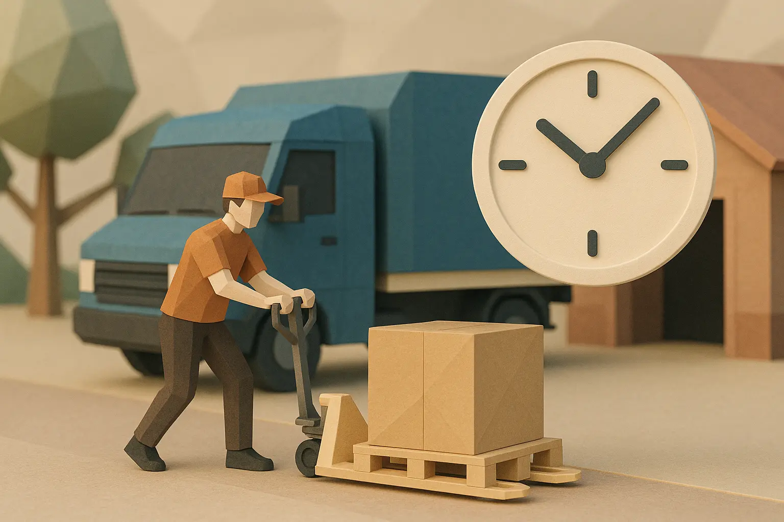 Timer-Symbole, die Lade- und Entladezeit anzeigen