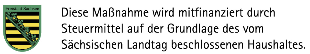 Kofinanziert durch den sächsischen Landtag
