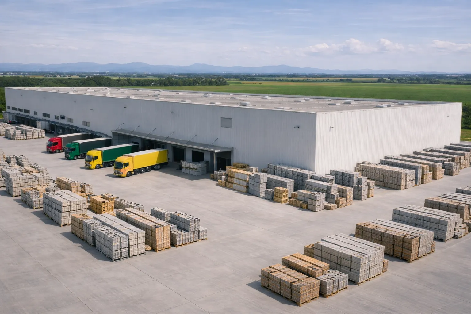 Hardware and DIY retail logistics with mixed goods and complex delivery structures