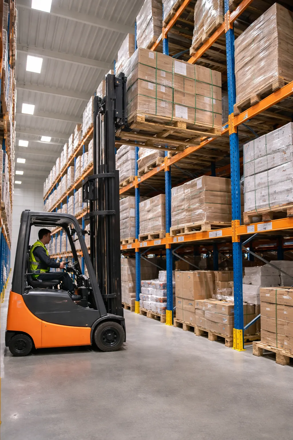 Hardware and DIY retail logistics with different item types and delivery requirements